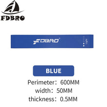 Load image into Gallery viewer, FDBRO 5 Level Resistance Bands Rubber Loops Latex Yoga Gym Strength Training Athletic Rubber Bands Workout Fitness Gym Equipment