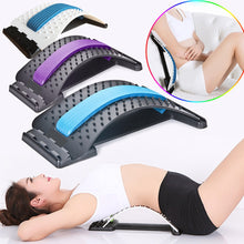 Load image into Gallery viewer, Stretch Equipment Back Massager Stretcher Fitness Lumbar Support Relaxation Mate Spinal Pain Relieve Chiropractor Messager