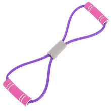 Load image into Gallery viewer, New Gym 8 Word Elastic Band Chest Developer Rubber Latex Resistance Bands Fitness Equipment Stretch Yoga Training