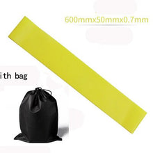 Load image into Gallery viewer, Yoga Rubber Resistance Bands Indoor Outdoor Fitness Equipment 0.4mm-1.2mm Pilates Sport Training Workout Elastic Bands
