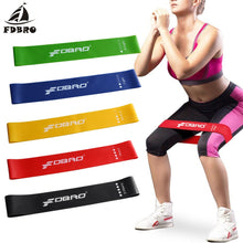 Load image into Gallery viewer, FDBRO 5 Level Resistance Bands Rubber Loops Latex Yoga Gym Strength Training Athletic Rubber Bands Workout Fitness Gym Equipment
